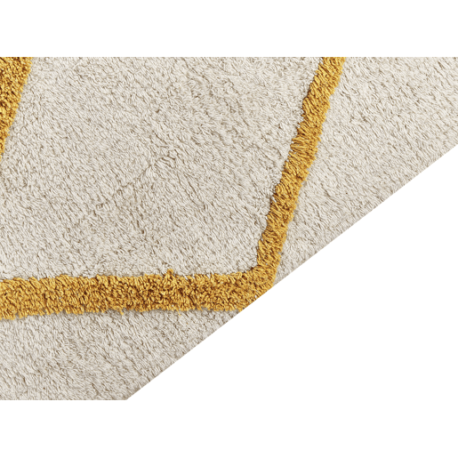 Tapete BEYLER Branco 160 x 230 cm Algodão