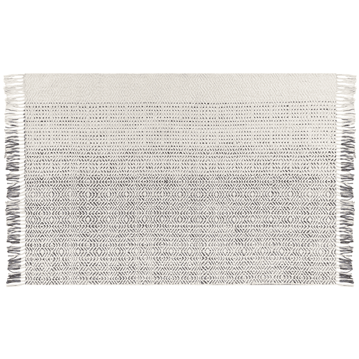 Tapete OMERLI Branco 160 x 230 cm Lã