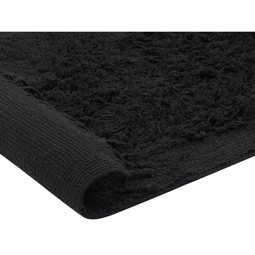 Tapete BITLIS Preto 140 x 200 cm Algodão