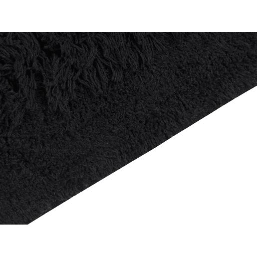 Tapete BITLIS Preto 140 x 200 cm Algodão
