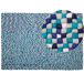 Beliani Alfombra de fieltro AMDO 160x230 Beliani Alfombra de fieltro AMDO 160x230 Azul Marino
