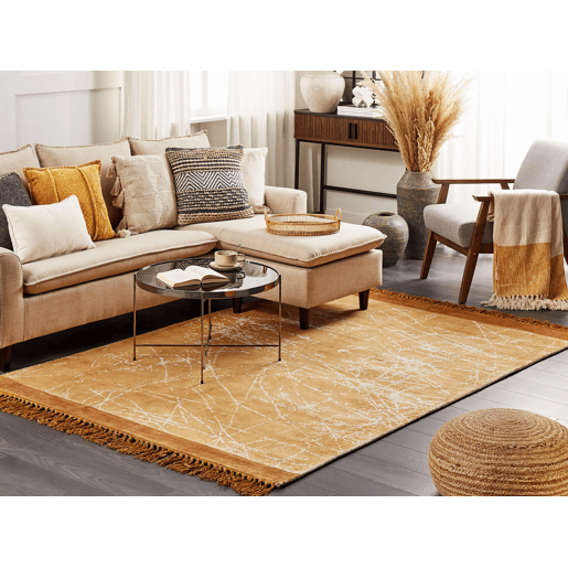 Tapete HANLI Laranja 140 x 200 cm Viscose