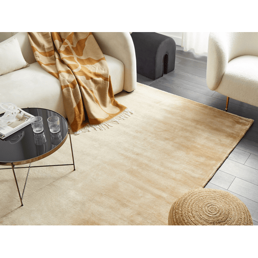 Tapete GESI II Cor de areia 160 x 230 cm Viscose