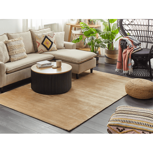 Tapete GESI II Cor de areia 160 x 230 cm Viscose