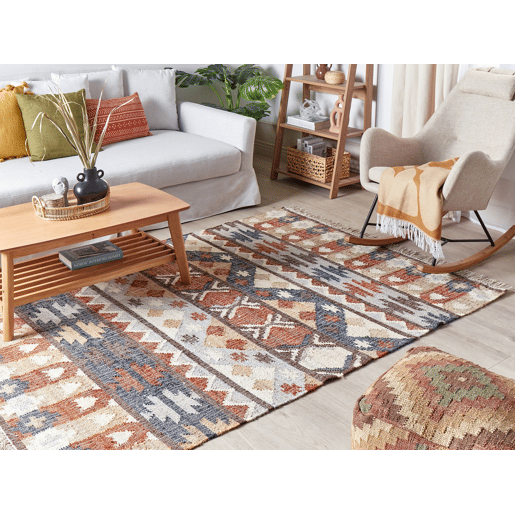 Tapete KALFA Multicolor 160 x 230 cm Juta