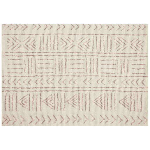 Tapete EDIRNE Creme 160 x 230 cm Algodão