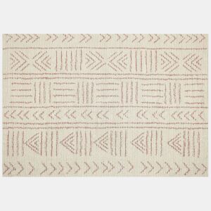 Tapete EDIRNE Creme 160 x 230 cm Algodão