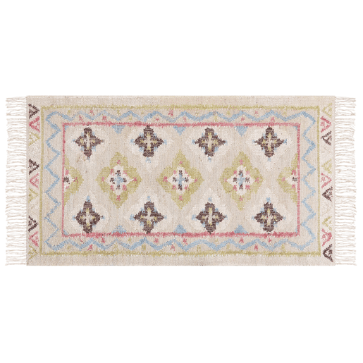Tapete TERKOS Multicolor 80 x 150 cm Juta