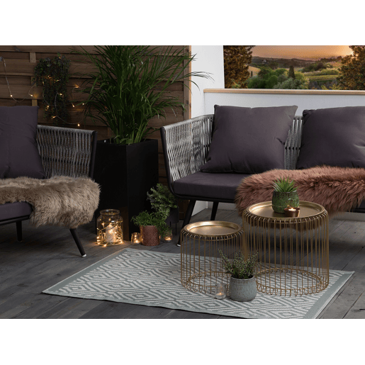 Tapete de exterior SIKAR Verde claro 90 x 150 cm
