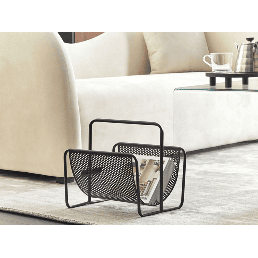 Suporte de revistas BELA Metal Preto
