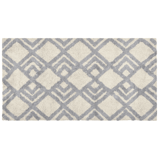 Tapete NEVSEHIR Creme 80 x 150 cm Algodão