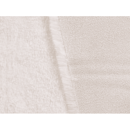 Tapete de pelo sintético UNDARA Branco creme 60 x 90 cm