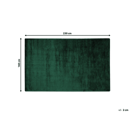 Tapete GESI II Verde escuro 160 x 230 cm Viscose