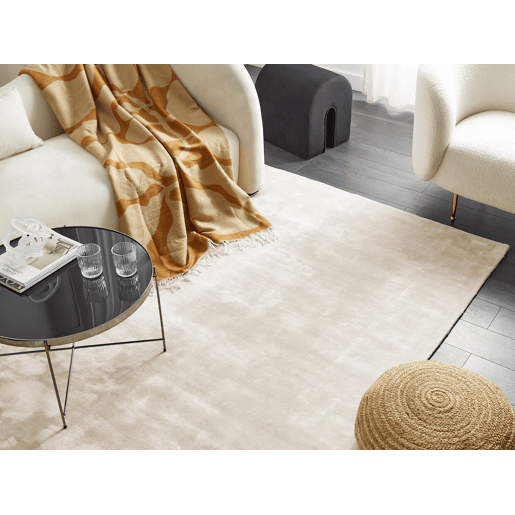 Tapete GESI II Creme claro 160 x 230 cm Viscose Tapete GESI II Creme claro 160 x 230 cm Viscose