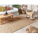 Beliani De tejido plano DADAY 140x200 Beliani De tejido plano DADAY 140x200 Beige