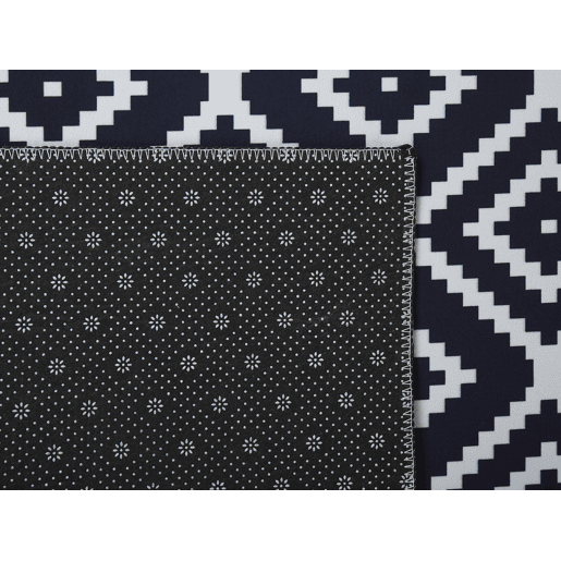 Tapete KARUNGAL Preto 60 x 200 cm