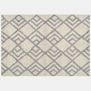 Tapete NEVSEHIR Creme 160 x 230 cm Algodão
