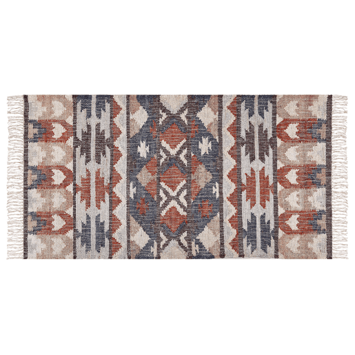 Tapete KALFA Multicolor 80 x 150 cm Juta