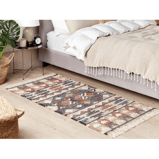 Tapete KALFA Multicolor 80 x 150 cm Juta