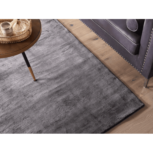 Tapete GESI II Cinzento escuro 160 x 230 cm Viscose