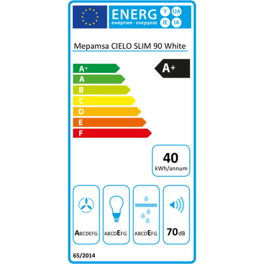 Extrator Convencional Mepamsa 350.0528.003 90 cm 720 m3h 63 dB 145W Branco A+