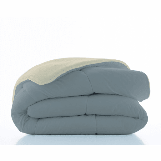 Enchimento nórdico Naturals 300 GRMS 300 gsm Cinzento Pedra 180 x 260 cm (Solteiro)