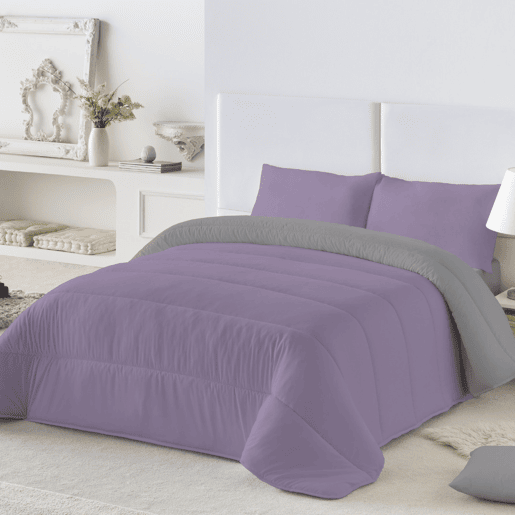 Enchimento nórdico Naturals Colors 300 gsm Beringela (Solteiro) (180 x 260 cm)