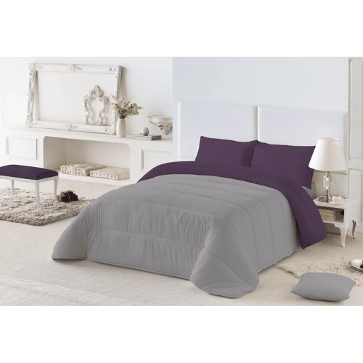 Enchimento nórdico Naturals Colors 300 gsm Beringela (Solteiro) (180 x 260 cm)
