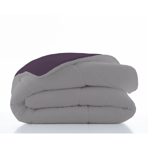 Enchimento nórdico Naturals Colors 300 gsm Beringela (Solteiro) (180 x 260 cm)
