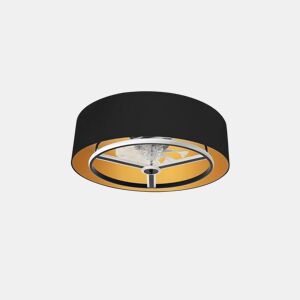 ventoinha de tecto em metal dourado série anuska 70cm