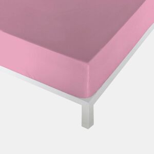 Lençol de baixo ajustável Naturals BAJERA (DRAP HOUSSE) Rosa Claro 90 x 190200 cm (Solteiro)