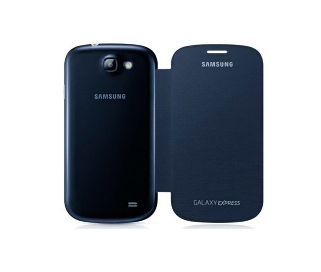 Funda folio para móvil samsung galaxy express i8730 azul
