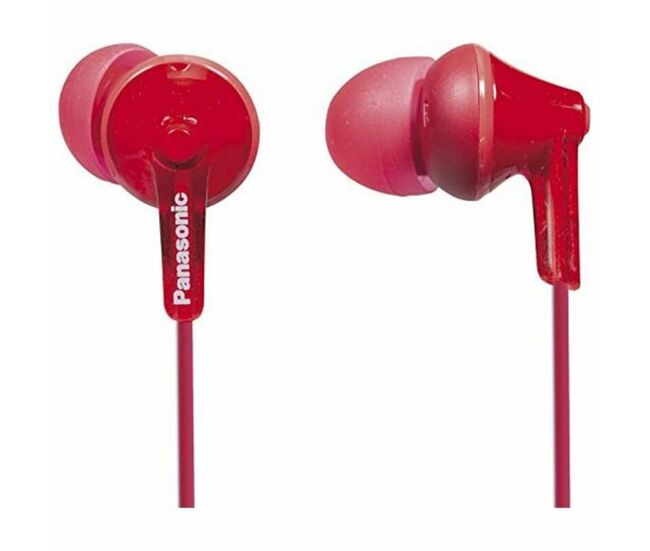 Auriculares panasonic corp. rp-hje125e in-ear rojo