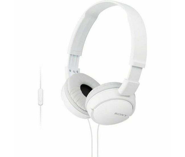 Auriculares con micrófono sony mdr-zx110ap blanco