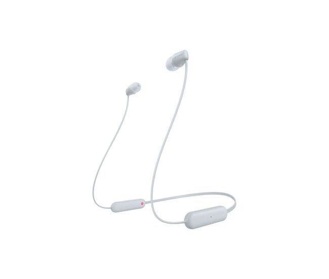 Auriculares bluetooth sony wi-c100 blanco