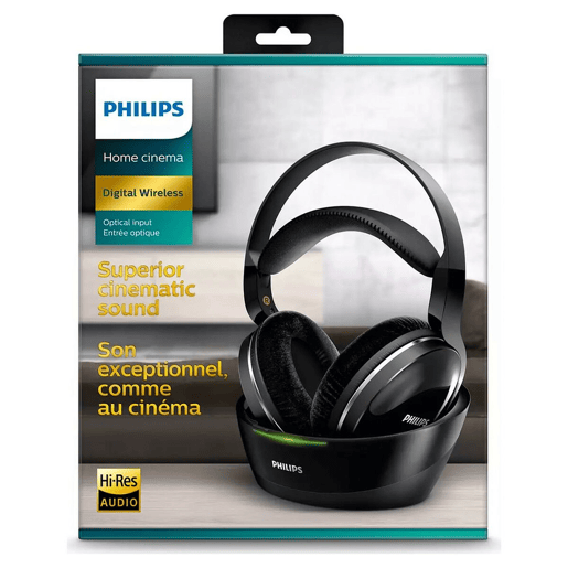 Auriculares de Diadema Philips Preto Sem Fios