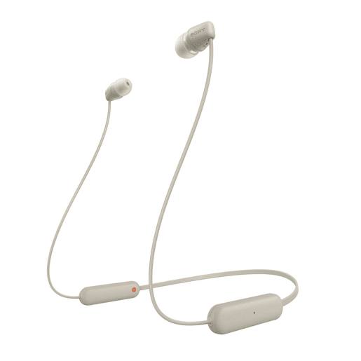 Auriculares Bluetooth Sony WI-C100 Bege