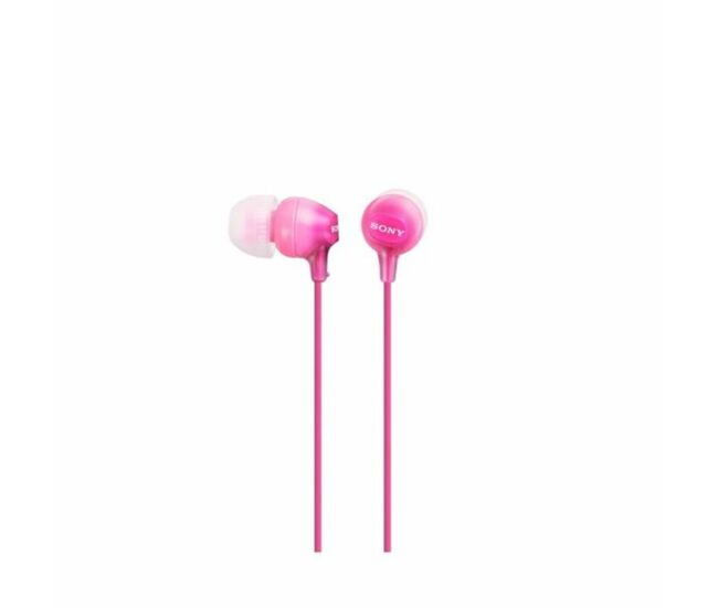 Auriculares sony mdr ex15lp in-ear rosa