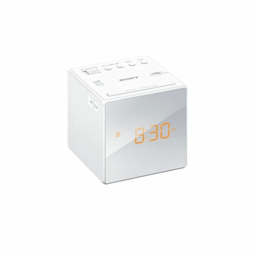 Rádio Despertador Sony ICFC1W LED Branco
