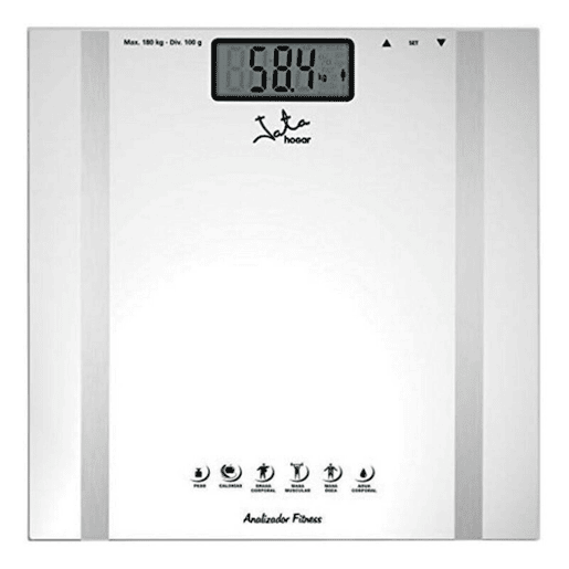 Balança digital para casa de banho JATA 532 Fitness 180 Kg Branco