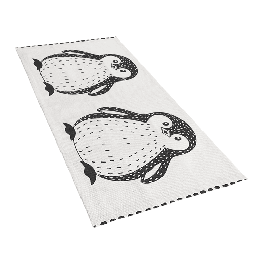 Tapetes para Crianças HAJDARABAD Branco 60 x 90 cm Algodão