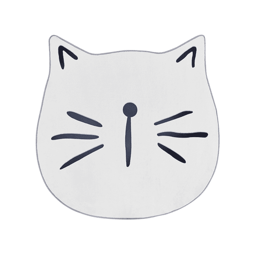 Tapetes para Crianças KITTY Branco ø 100 cm Tapetes para Crianças KITTY Branco ø 100 cm