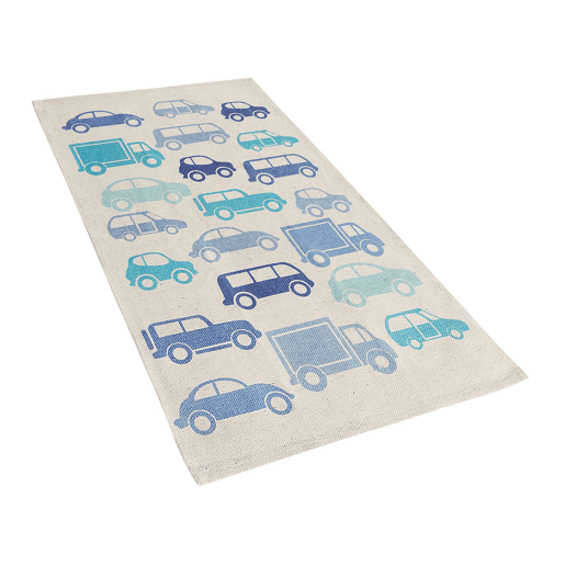 Tapetes para Crianças MADURAJ Azul 60 x 90 cm Algodão