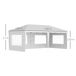 Carpa Plegable Tela Oxford, Acero Outsunny 585x295 Carpa Plegable Tela Oxford, Acero Outsunny 585x295 Blanco