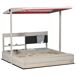 Arenero Infantil Madera de Abeto, Tela no Tejida, Poliéster Arenero Infantil Madera de Abeto, Tela no Tejida, Poliéster Gris
