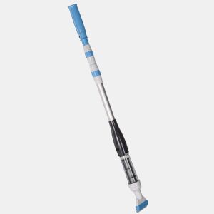 Outsunny Limpador Elétrico para Piscinas de Alumínio Aspirador de Piscina Manual com Escova e Poste Telescópico de 3 Sessões Ø6x162 cm Multicor