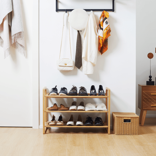 HOMCOM Sapateira de Bambu de 3 Níveis Sapateira para 9 Pares de Sapatos Organizador para Entrada Corredor Casa de Banho 76x33x51 cm Madeira HOMCOM Sapateira de Bambu de 3 Níveis Sapateira para 9 Pares de Sapatos Organizador para Entrada Corredor Casa de Banho 76x33x51 cm Madeira
