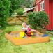 Arenero Infantil Madera de Abeto Outsunny Arenero Infantil Madera de Abeto Outsunny Marrón