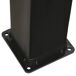 Ducha de Jardín Aleación de Zinc, PVC, ABS Outsunny Ducha de Jardín Aleación de Zinc, PVC, ABS Outsunny Negro