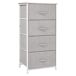 Cajonera MDF, acero, textil no tejido HOMCOM Cajonera MDF, acero, textil no tejido HOMCOM Blanco